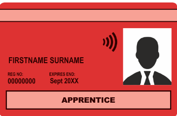 Red Apprentice Card