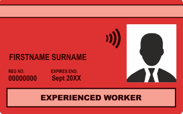 Red Experience Card